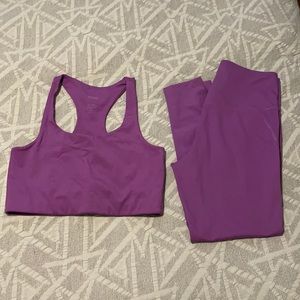 Girlfriend Collective bra + legging set